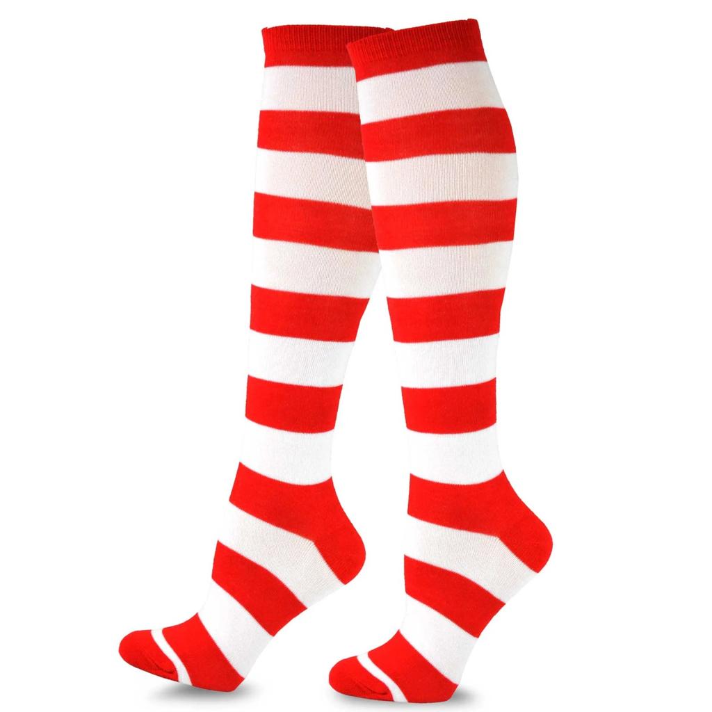 Evropské a americké dámské podkolenky s dlouhou trubicí, japonské pruhované, cosplay anime dámské ponožky