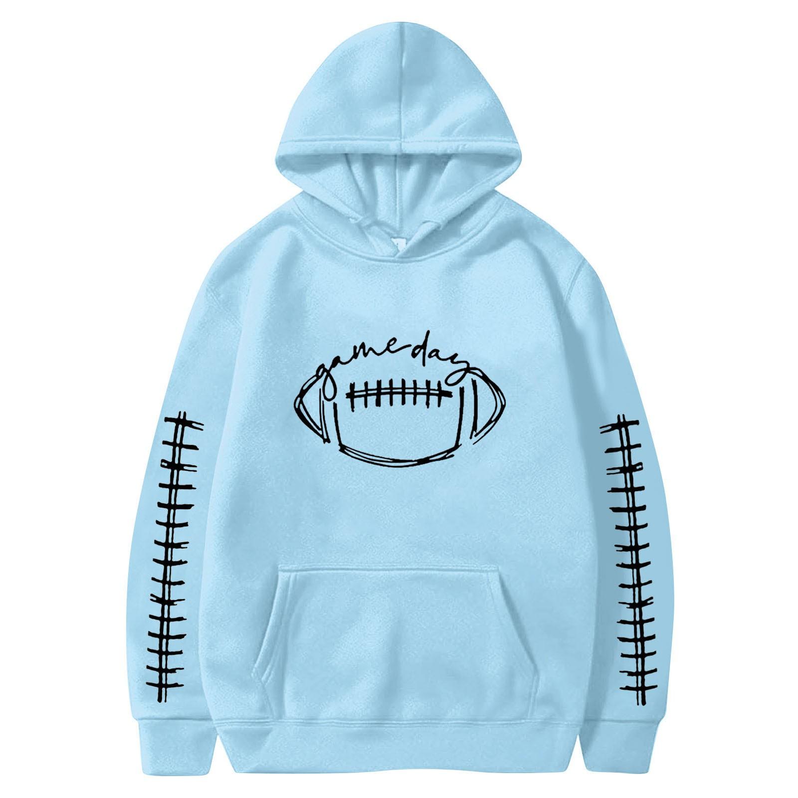 

Женская однотонная толстовка с капюшоном и длинным рукавом с принтом S