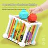 Rainbow Pop-It Cognitive Puzzle Stacking Toy for Toddlers, 2-4 Years, Educational Building Blocks