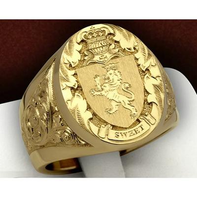 Simple and Fashionable Crown Lion Ring, Personalized and Fashionable Party Men's Ring Accessories