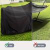 Outdoor Patio Hammock Protective Cover, Ripstop Durable Design, Provides Reliable Shelter for Beach & Patio Leisure