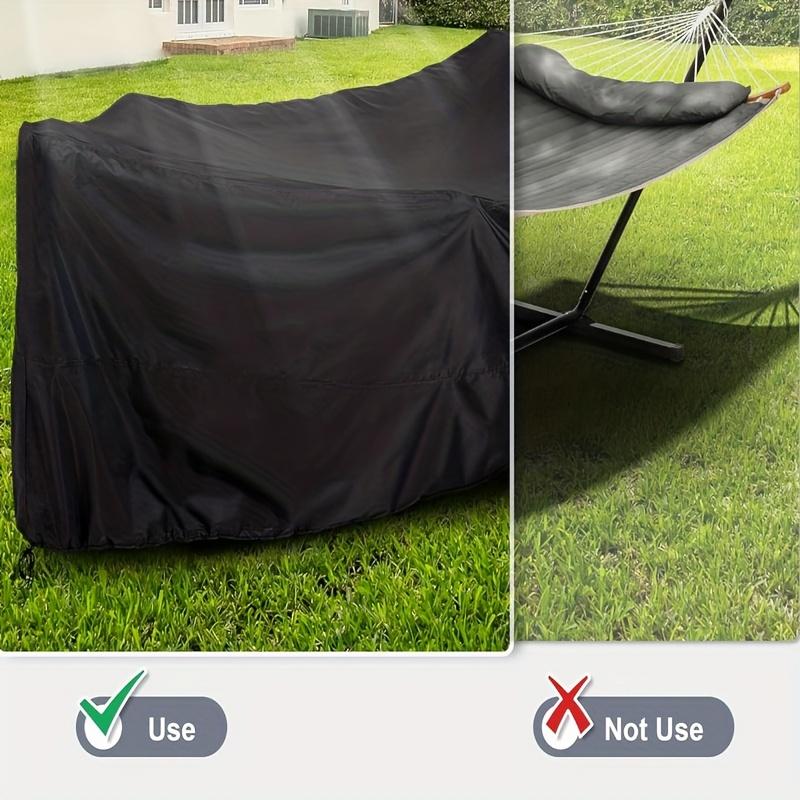 Outdoor Patio Hammock Protective Cover, Ripstop Durable Design, Provides Reliable Shelter for Beach & Patio Leisure