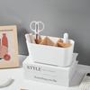 Modular Bamboo Desktop Organizer - Adjustable Dividers for Cosmetics, Office Supplies Multi-Use Home Office/Bedroom Tray