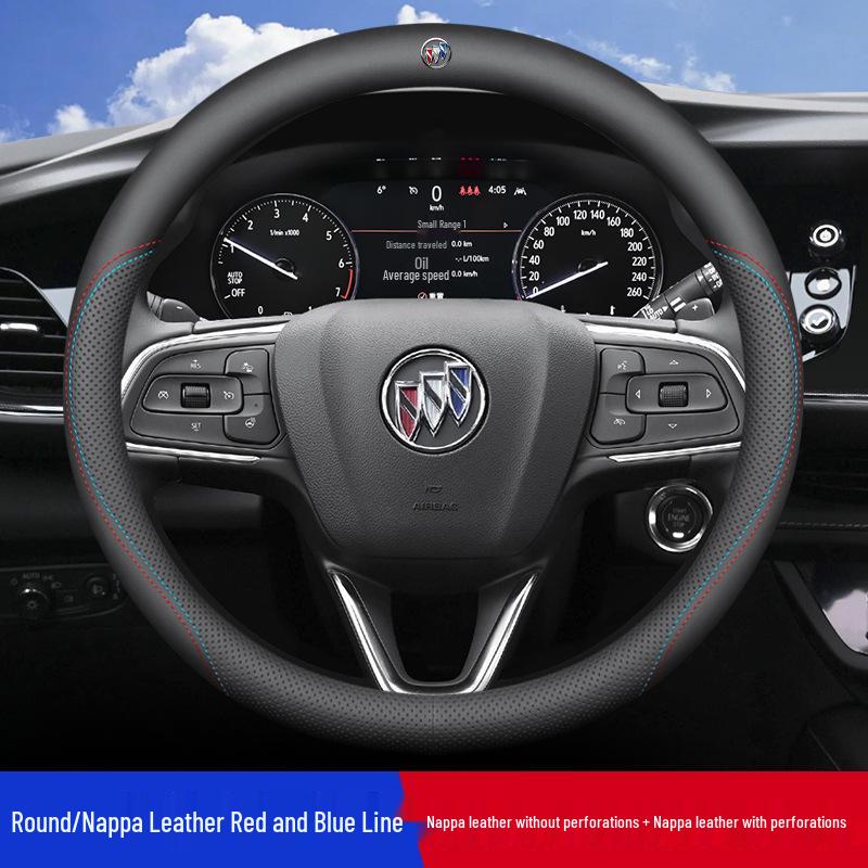 Buick Steering Wheel Cover for Regal, LaCrosse, Envision, Excelle, Encore, GL8, Velite, Verano, Keyue, GL6