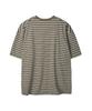 Leopeusaideu Multi Stripe Half Sleeve Mud