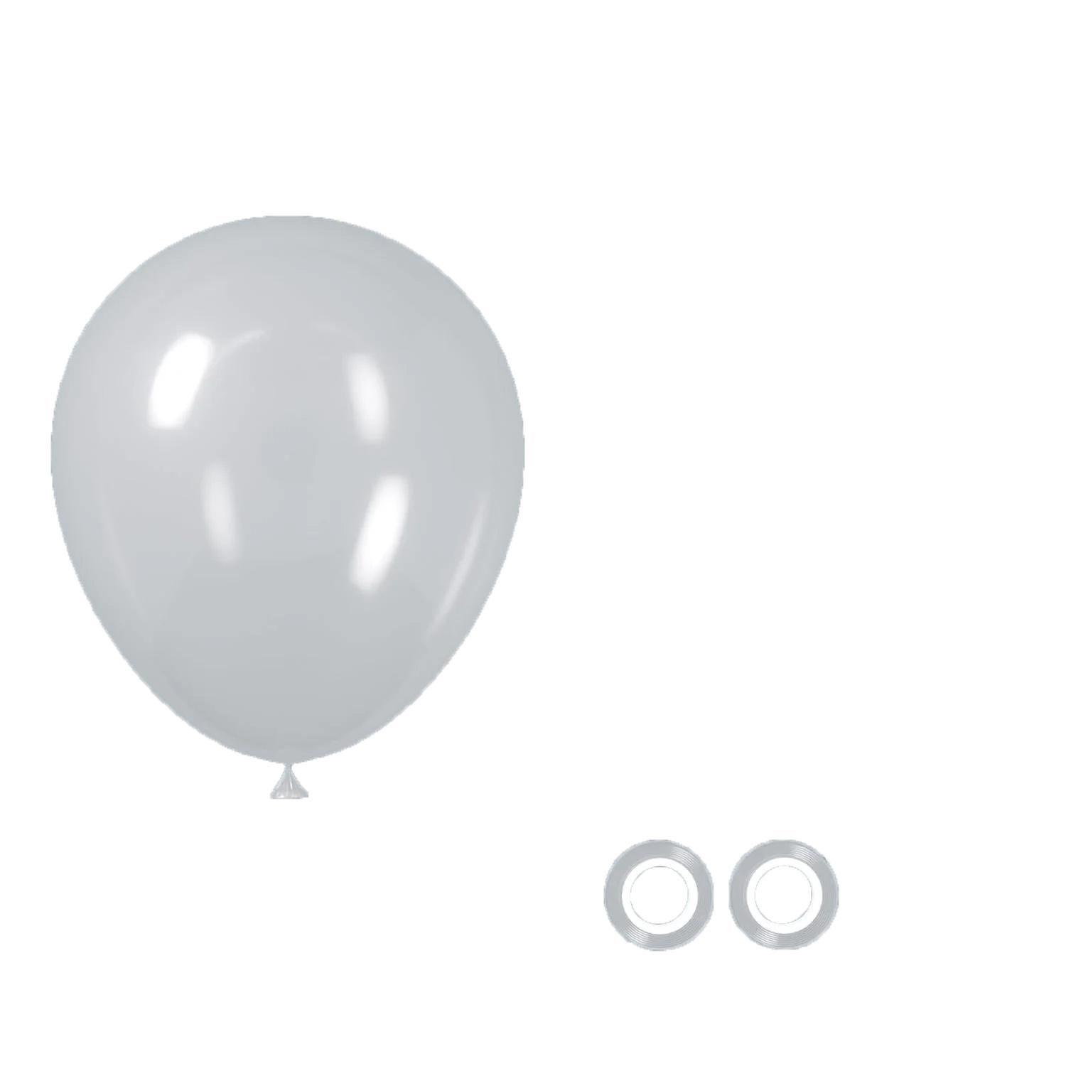 

105 Balloons 12 Inches, Suitable For Boys And Girls Birthdays, Baby Parties, Gender Revealing, Wedding Decoration One Size белый