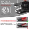 Crimping Tool Set For Dupont JST MOLEX Terminals,No/Pre Insulated Ferrules,Butt Connectors,Solar & Coax Connectors,SN-58B 6 Jaw