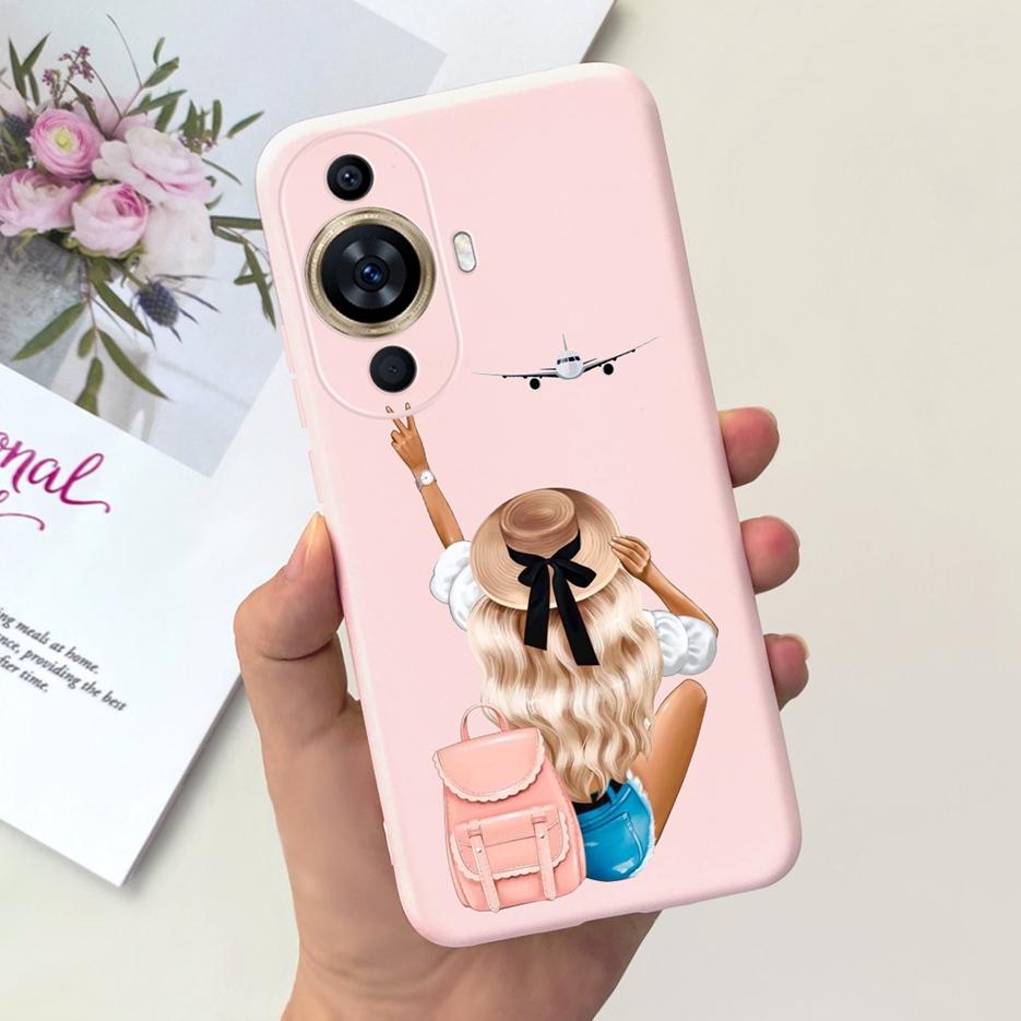 For Huawei Nova 11 Pro Case Nova 11i Cute Candy Painted Cover Soft Silicone Phone Case For Huawei Nova 11 Pro Nova11 Ultra Shell