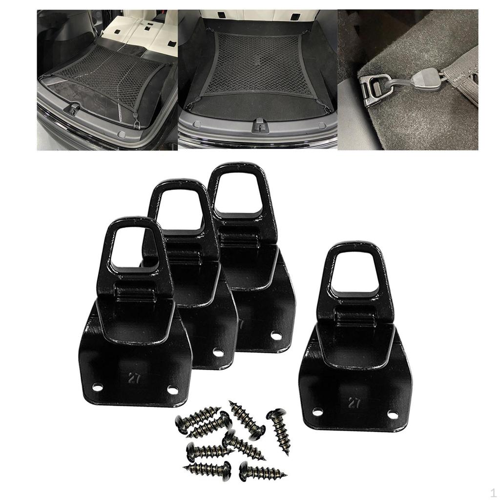 Net Hooks Plastic Clips Interior Auto Accessories Strap Rope Premium Nylon Holder for