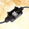 Pg9 2 Way Waterproof IP68 Electrical Junction Box Garden Light Cable Wire Connector Pc Material Anti Aging Sealed Insulation