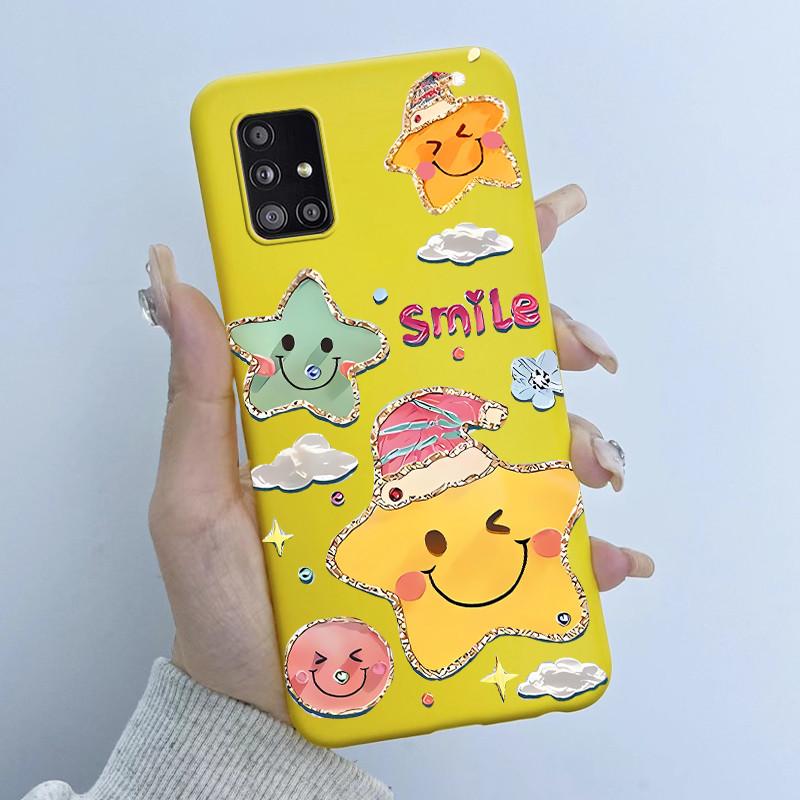 For Samsung Galaxy A51 A71 5G Phone Case Butterfly Girl Soft Silicone TPU Back Housing SM-A516B A516N A516V A716V A716U Covers