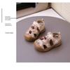 Summer children's creek sandals single mesh boys' sports sandals hollow fashion girls' bag head shoes non-slip soft sole