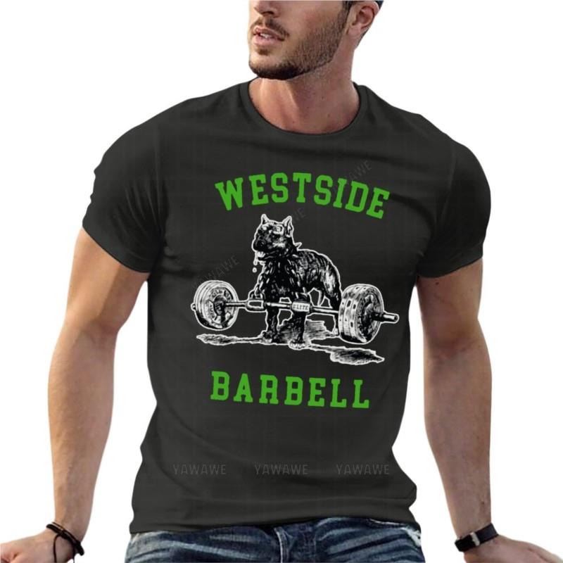 Westside Barbell Gym Tričko pro vzpírání Nadměrná velikost Značkové Unisex oblečení Bavlna Streetwear Velká velikost Horní tričko