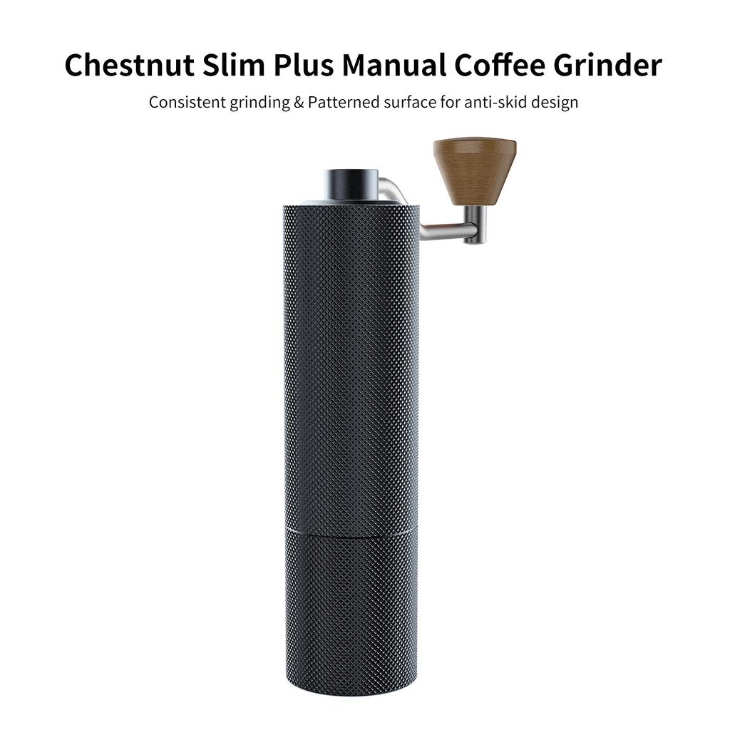 TIMEMORE Káva Timemore Slim Nastavitelný Práce Rychlý Ultra Jemný Rovnoměrný Nerezový Káva Venkovní Mlýnek, Manuální, Plus, Hrubost, Úspora, Mletí,