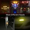50/10pcs Car Bumper Reflective Stickers Reflective Warning Strip Tape Secure Reflector Stickers Decals Safety Warning 3*8CM
