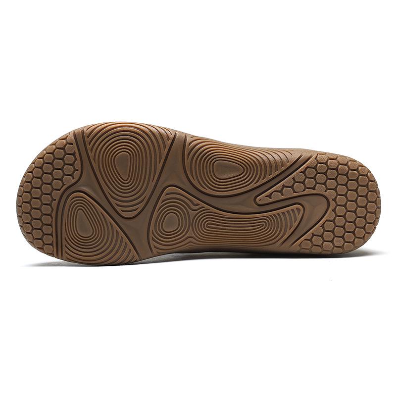 Men's Wide Toe Mesh Running Shoes - 2026 Spring/Summer Breathable, Soft Soles, Large Size, Barefoot Style