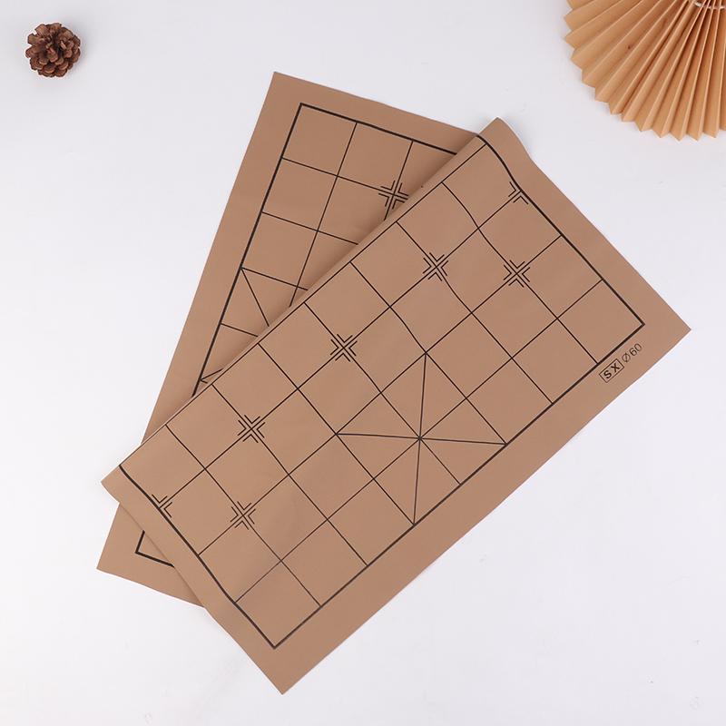 Foldable Go Game Chessboard Weiqi Checkerboard Board Game For 53*61Cm Double-Sided Pu And Plush Checkboard Old Game