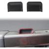 Korlot Carbon Fiber Inner Rear Door Handle Bowl Cover Trims Accessories for Ford F150 2021+,for 2023 F250 F350 Super Duty (Rear Door)