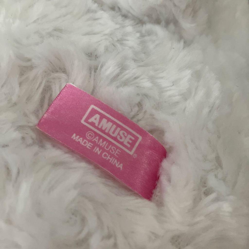 [USED] Fluffy Large White Bear 67cm Teddy Bear