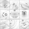 Modern Ceiling Fans with Light RGB/3 Colors Dimmable 3 Speeds Ceiling Fans with Light Remote Control Mini Chandelier Ceiling Fan