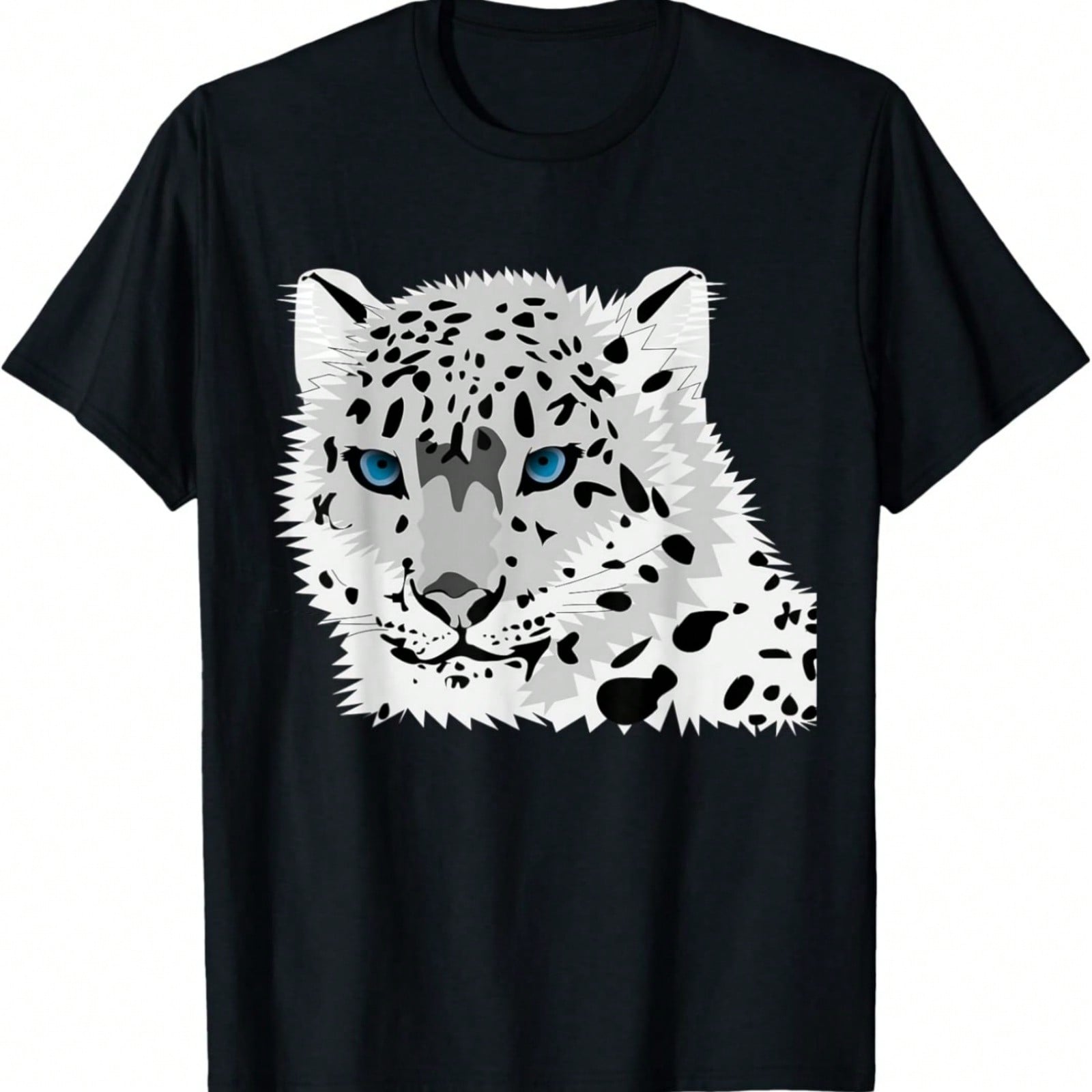Snow Leopard Asian Panthera Uncia Mountain Cat T-Shirt S разноцветный