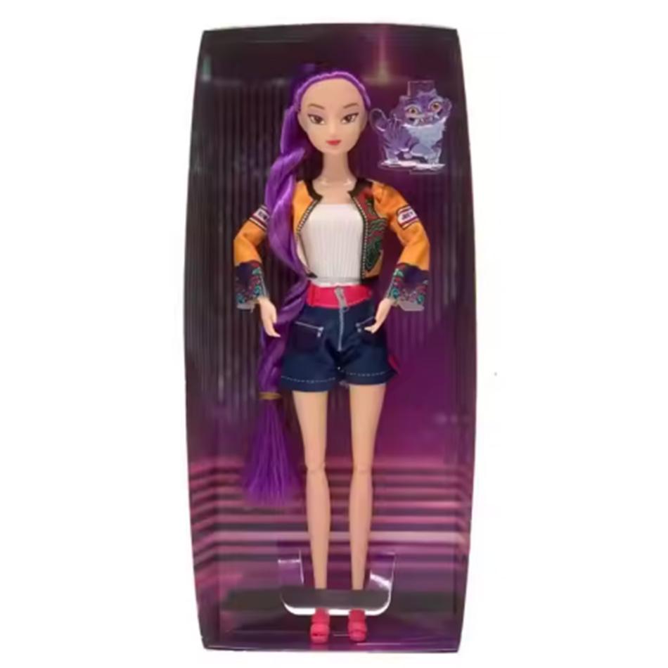 K-Pop Dämonenjäger Anime Kpop Girlgroup Zeichentrick Rumi Zoey Mira 30cm Modell Actionfiguren Puppen Mädchen Geschenk