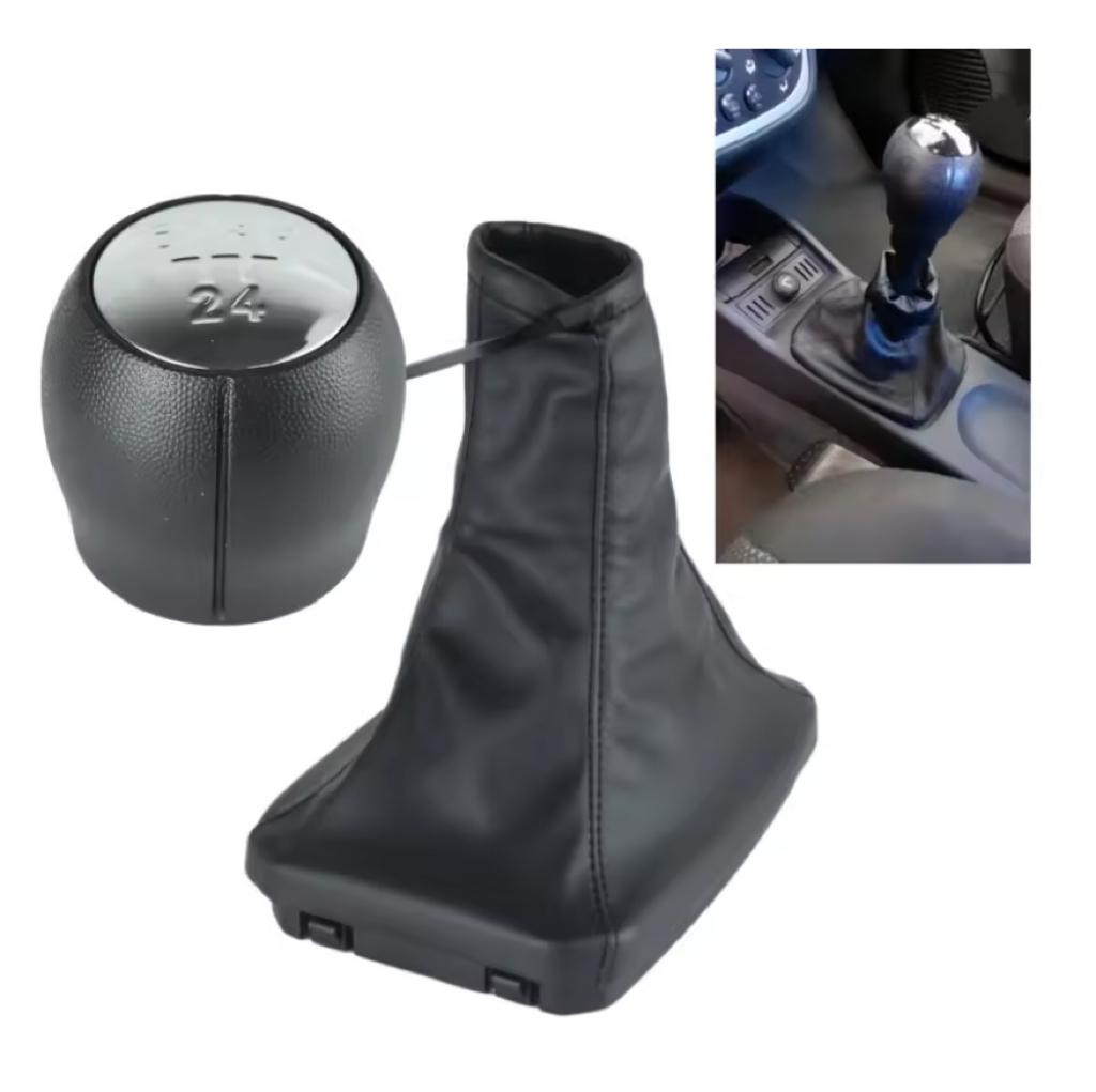 5-Gang Hand Schalthebel Knauf Handbremse Manschette Abdeckung Für Opel Corsa C (01-06) Kombination C(01-11) Tigra B (04-12)