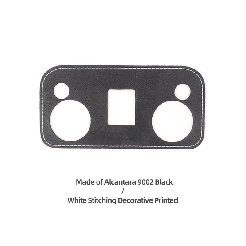 For Ford Mustang GT 2015-2025 Made of Alcantara Roof Front Reading Light Panel Trim Sticker Car Interior Tuning Accessories