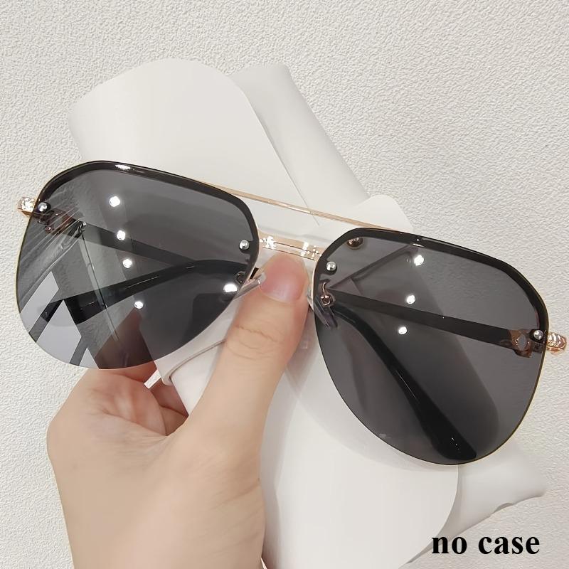 Double Beam Frame Fashion for Women Men Anti Glare Sun Shades for Driving Beach Travel