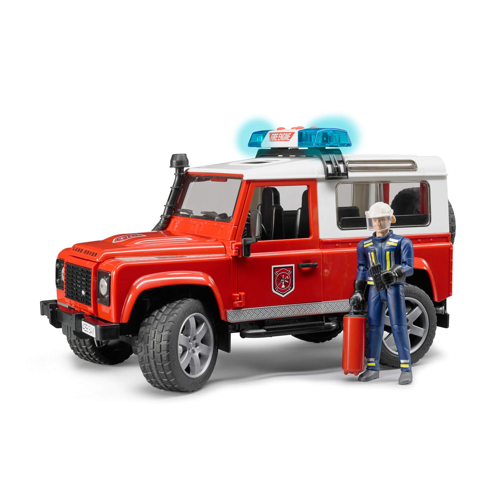 

Bruder Land Rover Wagon Fire Custom BR02596 Def. (с фигурой)