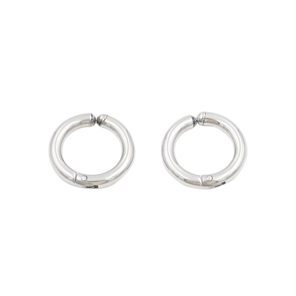 

Stylish And Simple Round Wire Ear Clips, No Ear Piercings, High-End Titanium Steel Earrings Are Unisex And Do Not Fade.