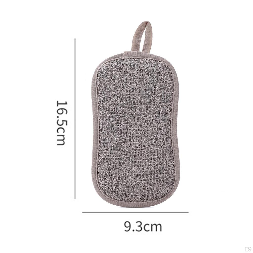 6 Paket Temizleme Süngeri Mutfak Kokusuz Yıkanabilir Mikrofiber Bulaşık Havlusu Bezleri