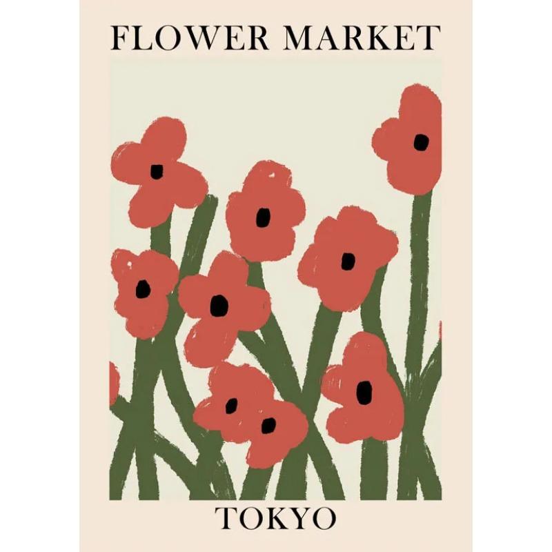 Japan Nordic Abstract Colorful Flower Matisse Posters and Prints Wall Pictures for Living Room Bedroom Cuadros Canvas Painting