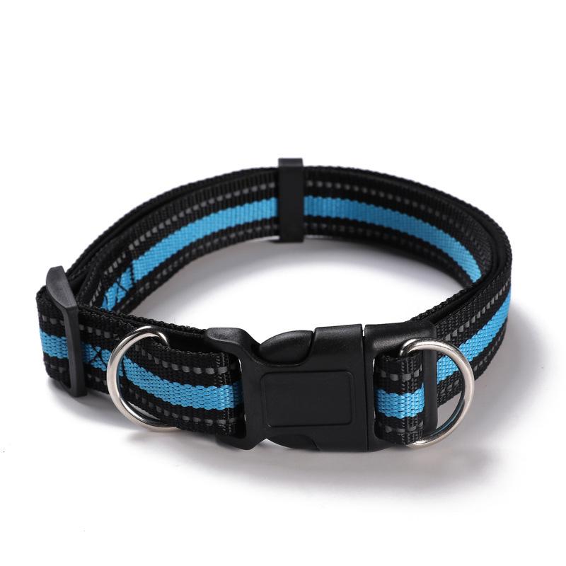 Duża Obroża dla Psa z Podwójnym Pierścieniem D - Wytrzymała, Odporna na Ciągnięcie dla Labradora, Golden Retrievera (Małe, Średnie, Duże Rasy)