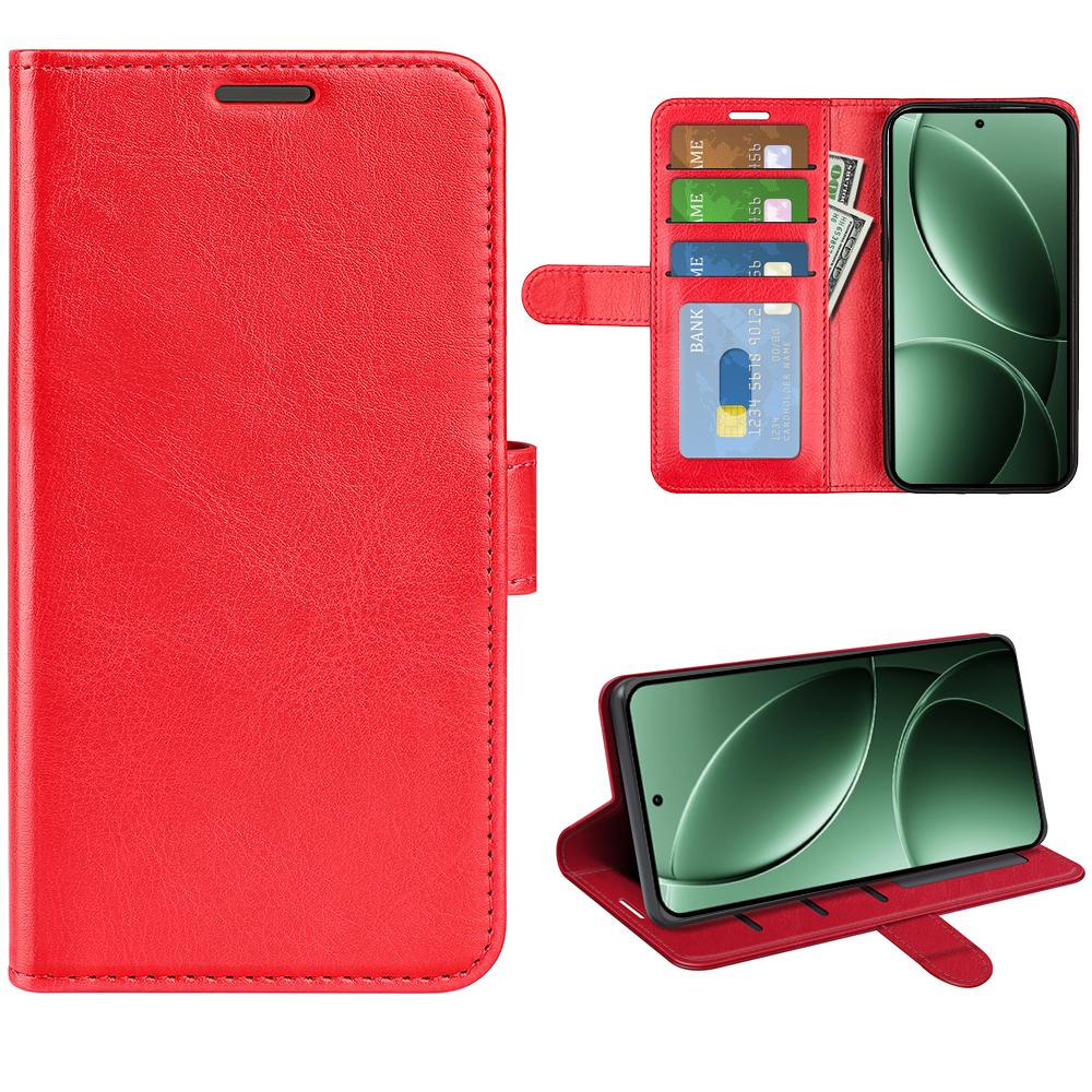 For Xiaomi Redmi K80 5G Case Crazy Horse Texture Stand Leather Phone Cover