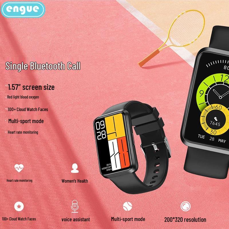 ENGUE EG-T1 Ультратонкие умные часы с функцией звонков
