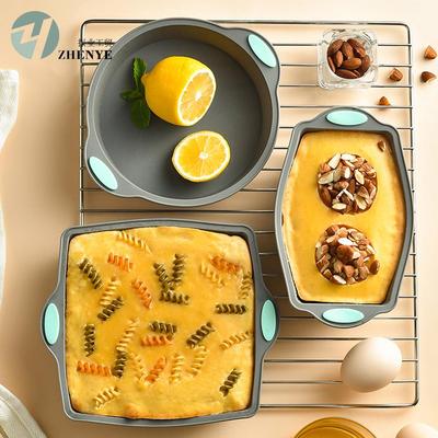 Heat-Resistant Silicone Cake Mold for Oven and Microwave - Ideal for Baking, Toast, and Chiffon Cakes