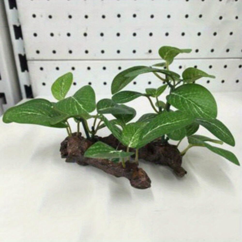 1PC Plastic Artificial Turtle Tree Trunk Driftwood Aquarium Fish Tank Reptile Cylinder Making Roots Plant Wood Decoration Ornament