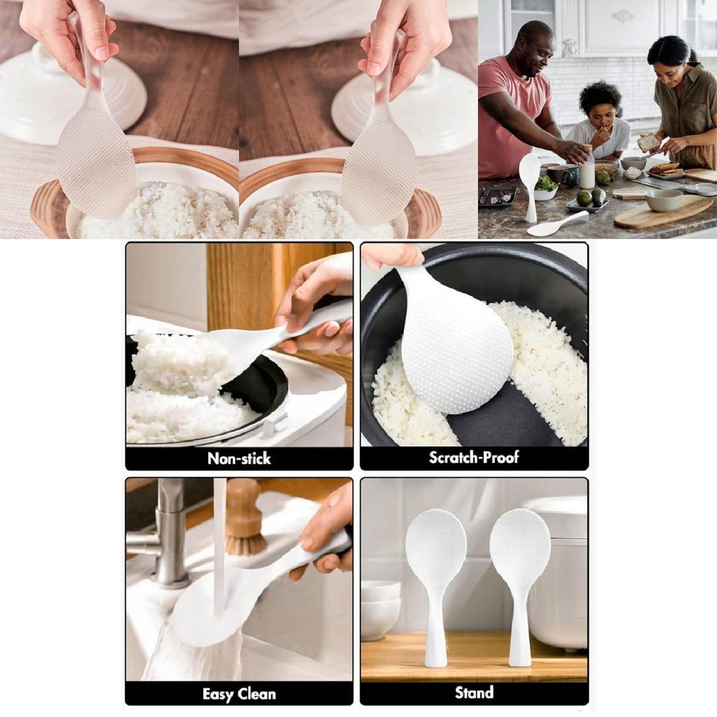 High Temperature Tolerant Cooking Spoon With Transparent Finish And Modern Style For Daily Use