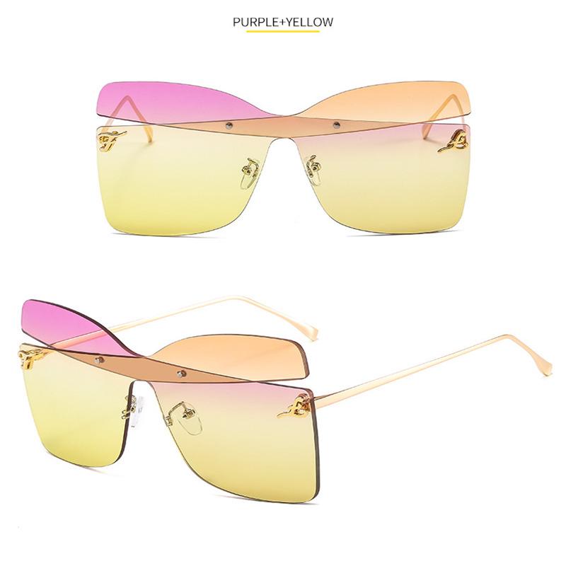 geometric shape sunglasses