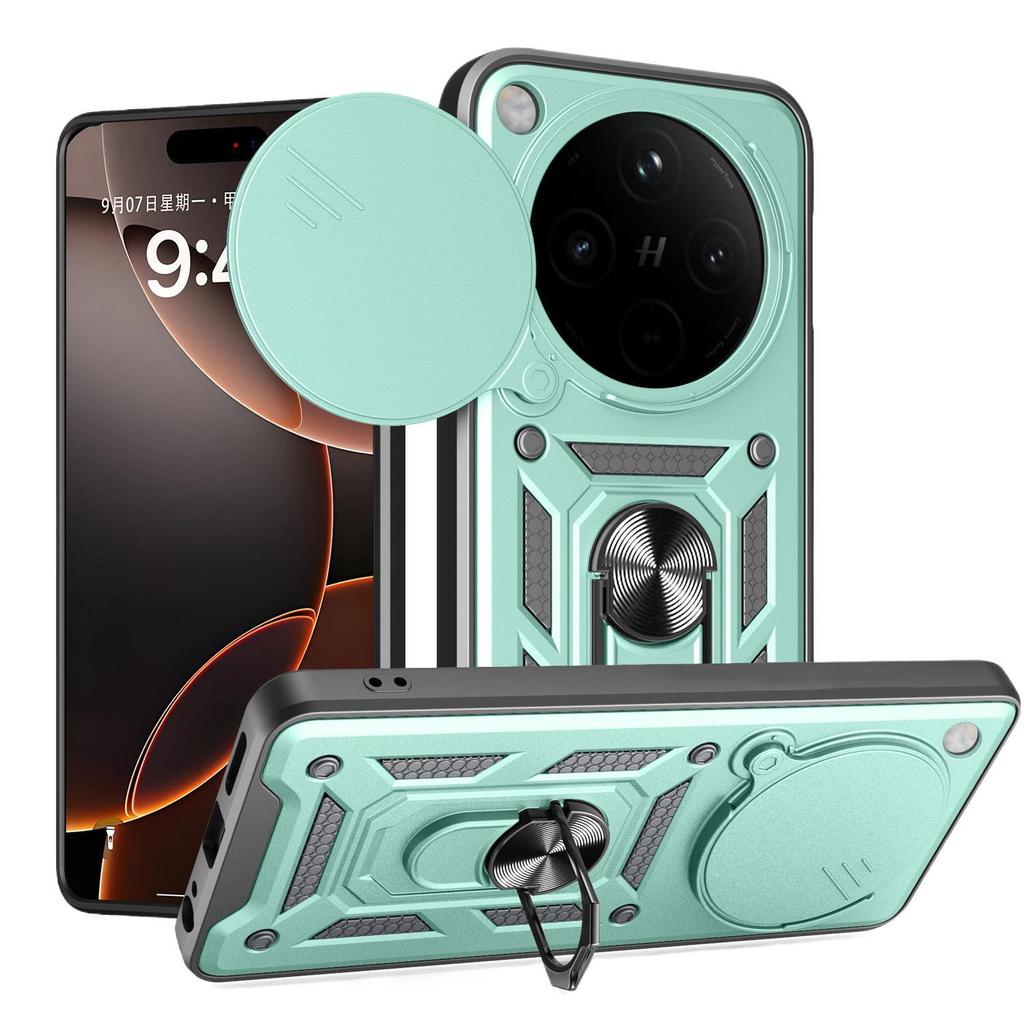 Compatible with OPPO Find X9 Pro Shunjia Sliding Window Phone Case, Find X8 Pro Stand Shockproof Protective Cover