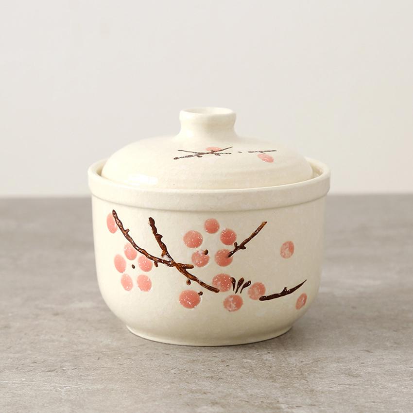 Ceramic Stewing Soup Cups Household Steamed Egg Bowls Hotel Steamed Bird s Nest Stew Underglaze Colored Mini Dessert Stew Cups
