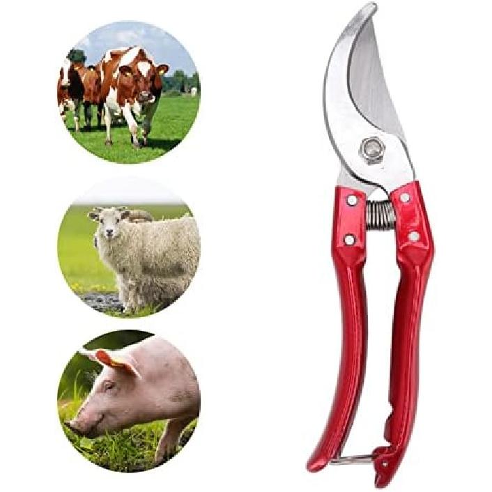 Goat Hoof Trimmers Pig Trotter Shears Pliers Animal Toe Nails Trimming Repairing Tool for Sheep, Alpaca, Lamb, Pig Hooves Multiuse Carbon Steel