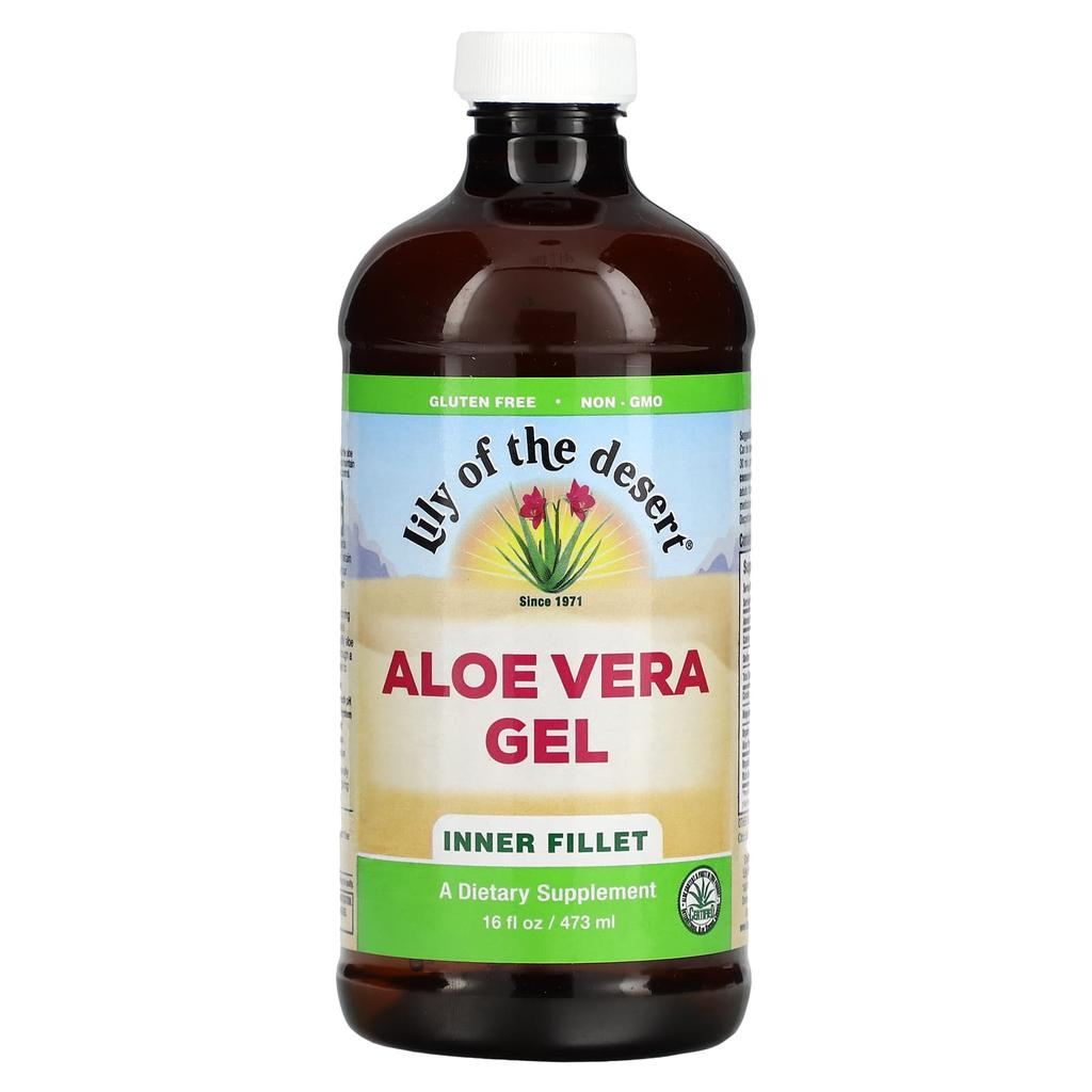 Aloe Vera Gel, Inner Fillet, 16 Fl Oz (473 Ml)