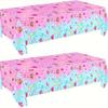 1 Piece of Colorful Candy Themed Disposable Tablecloth