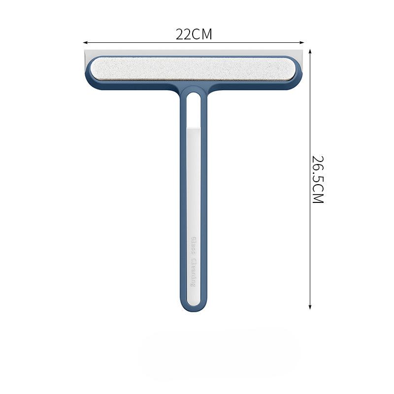 

Стеклоочиститель Стеклоочиститель без следов Артефакты Бытовой стеклоочиститель Стеклоочиститель Стеклоочиститель Очиститель окон Двусторонний дворник 26.5*22cm синий