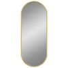 Vidaxl Wall Mirror, Gold, 50X20 Cm, Oval