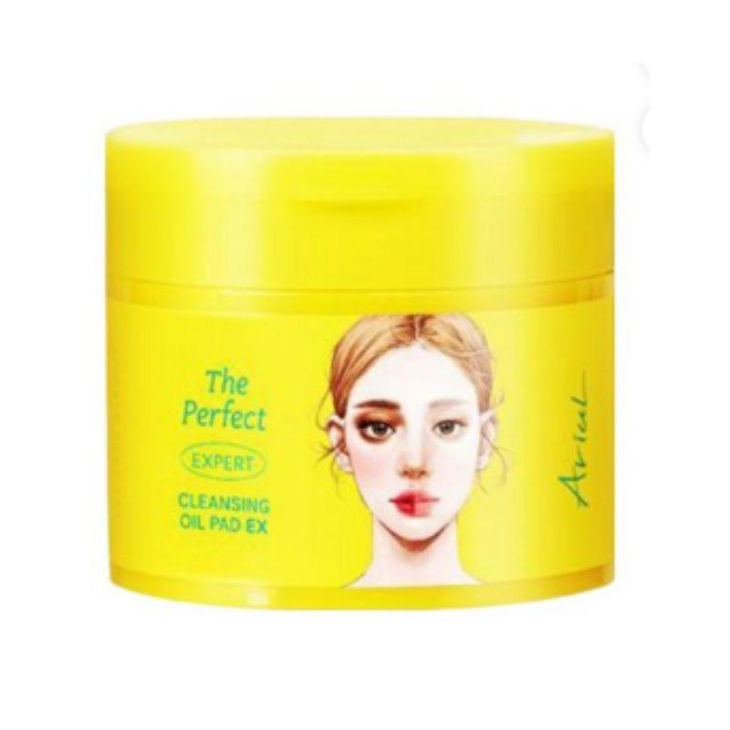 

ARIUL The Perfect Cleansing Oil Pad EX 60 Pads – Deep Makeup Remover, Oil-Infused Cleansing Pads for Waterproof Makeup