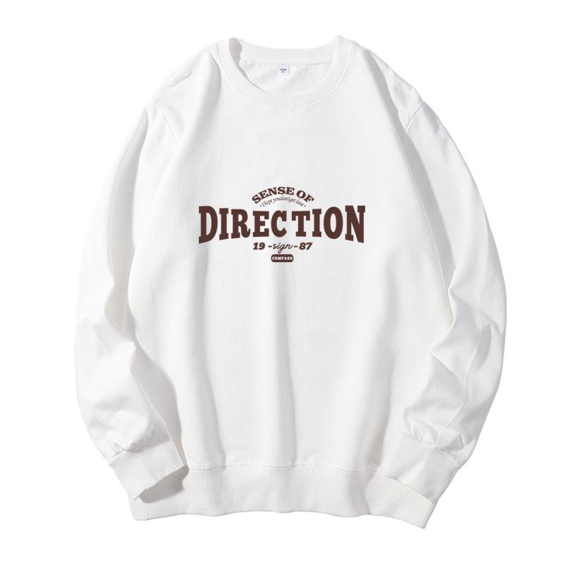 

Men s Fleece-Lined Crew Neck Long Sleeve Casual Pullover M 90-105 jin