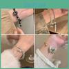Amber Stylish Ping An Knot Bracelet For Women Spring 2024 New Chinese Wind Ethnic